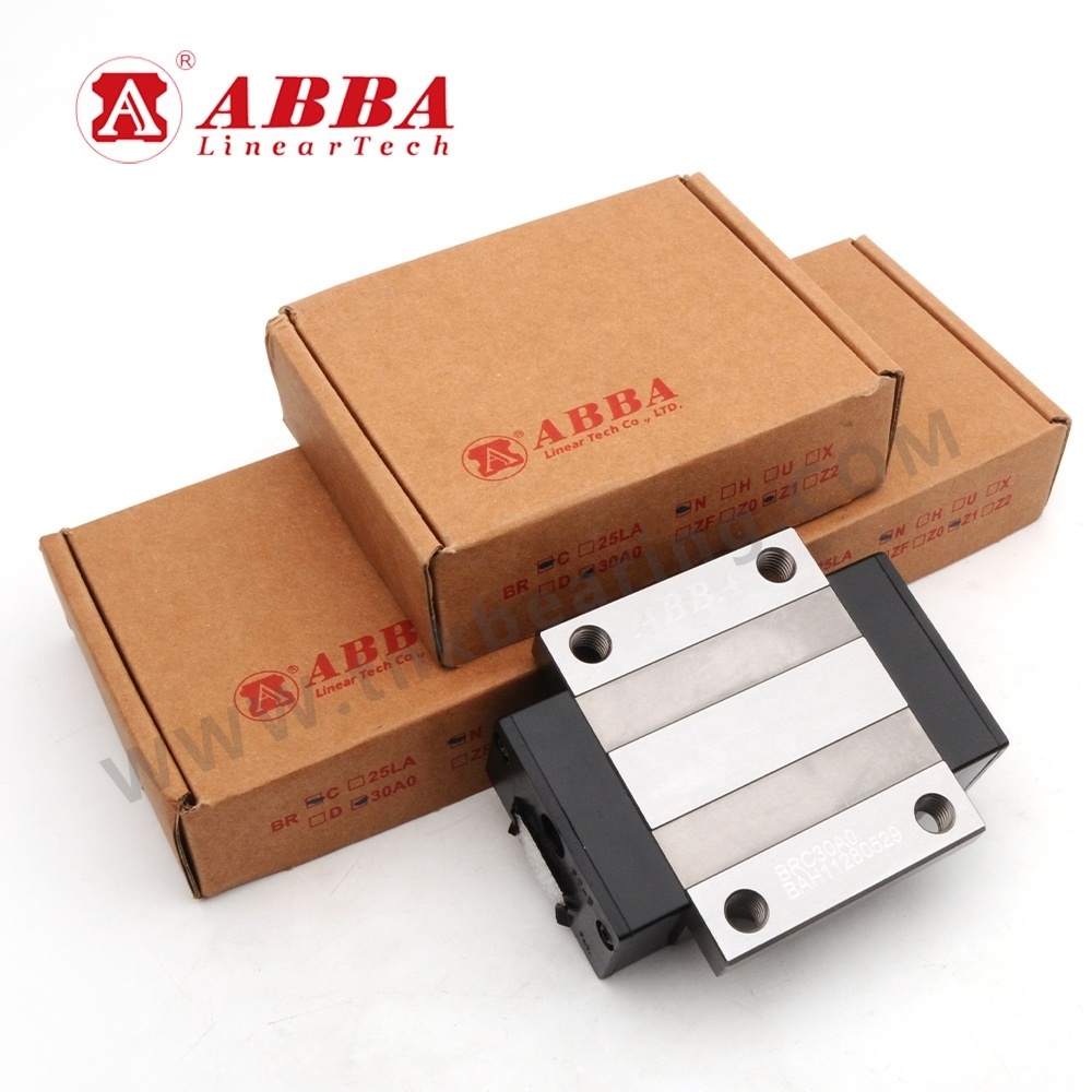 10000% ABBA Bearings BRC15A0 BRC20A0 BRC25A0 BRC30A0 BRD35A0 BRD45A0 BRD30A0 BRC30LA BRC30LA Linear Guide Block Rail BRS20 BRS30