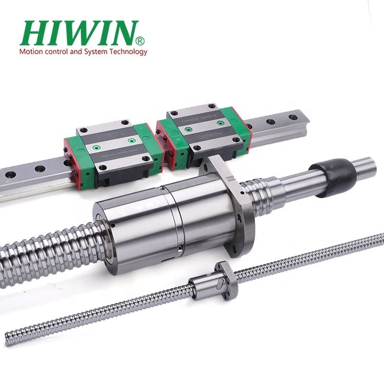 100% Original Taiwan HIWIN Bearing EGH15 EGH20  length 2000mm Guideway Block  CNC Machine 25mm Heavy Duty Linear Guide Rail Set