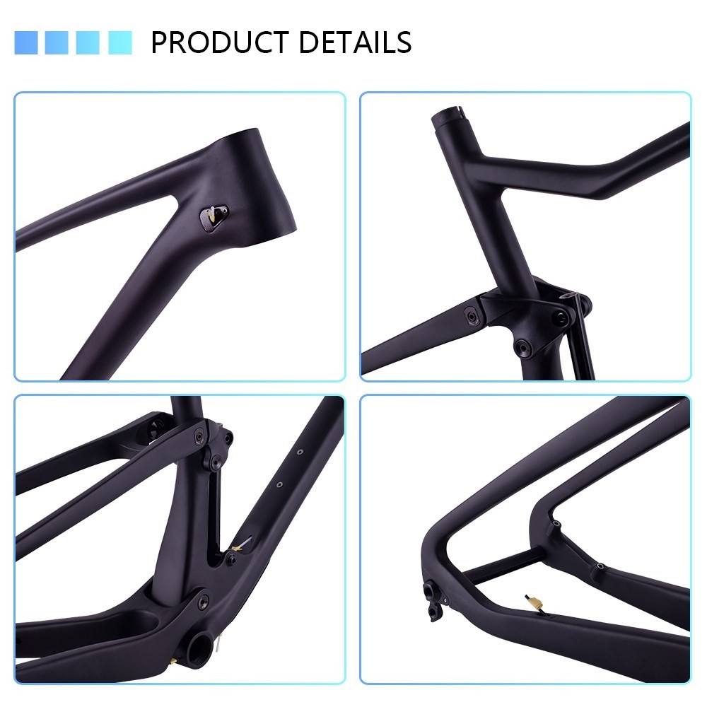 UCI quality Carbon 29er MTB Bicycle frameset full suspension mountain bike 27.5 29