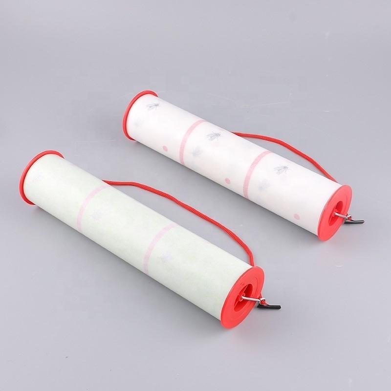 Large Hanging Sticky Flies Catcher Adhesive Paper Fruit Fly Glue Roll Trap