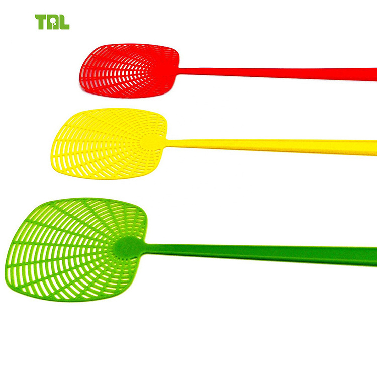 Household Manual Endurable Mesh PP Fly Swatter Pest Control Handle Colorful Fly killer