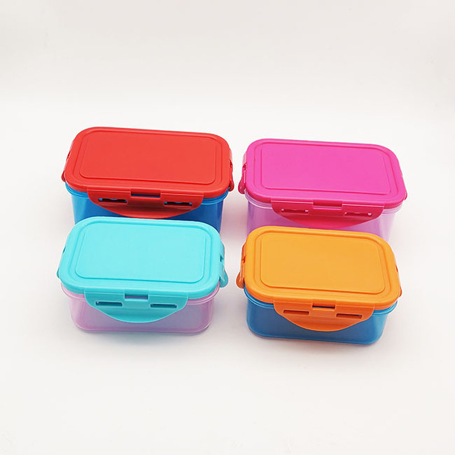 Plastic Airtight lock and lock microwave gift lunch box lock clip sealed storage container