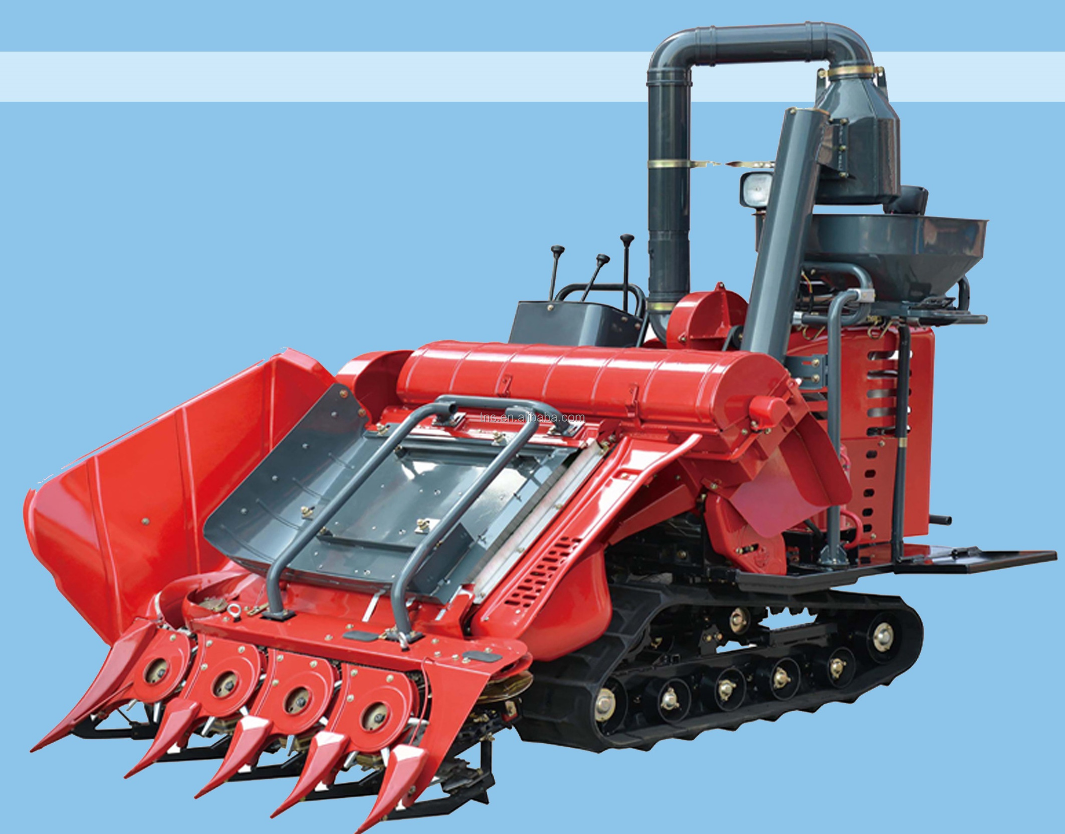 combine harvester rice wheat cutter