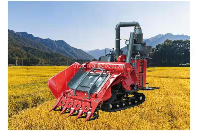 combine harvester rice wheat cutter