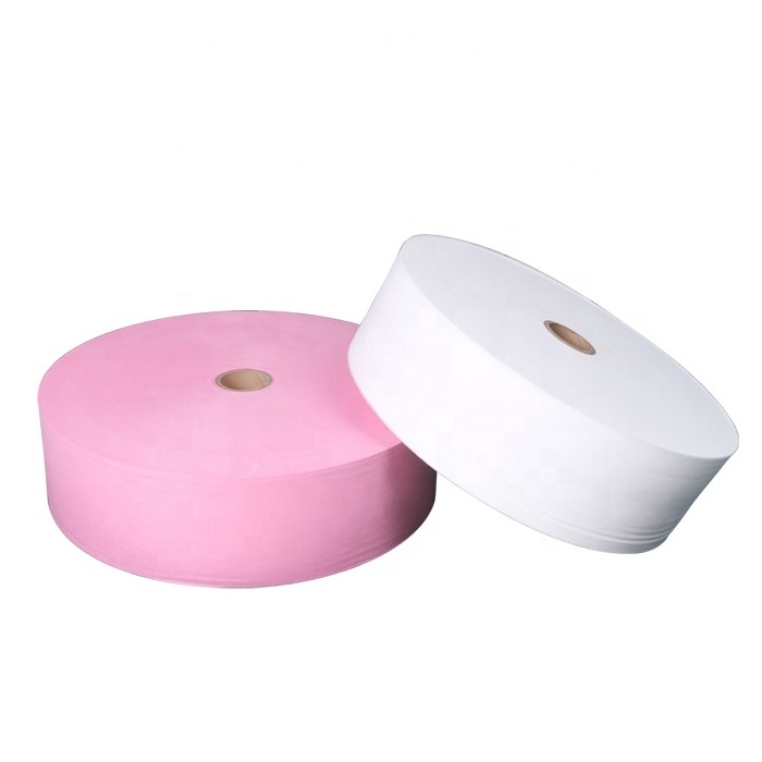 Medical non woven PP non woven fabric roll white blue  pink  green yellow black pp nonwoven for raw material