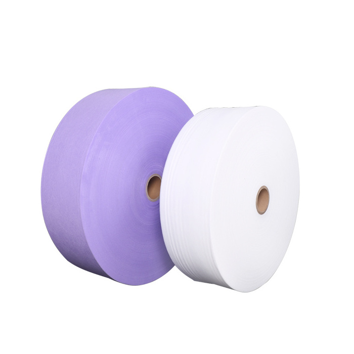 Medical non woven PP non woven fabric roll white blue  pink  green yellow black pp nonwoven for raw material