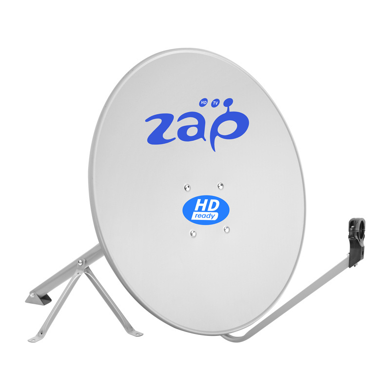 ZAP KU60 0.4-0.5MM satellite dish antenna 90cm large satellite dish antenna