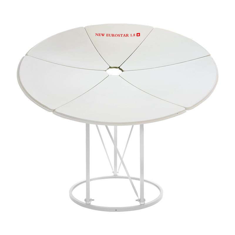 NEW EUROSTAR 1.8M  ku band 180cm offset satellite dish antenna c band 8 feet satellite dish