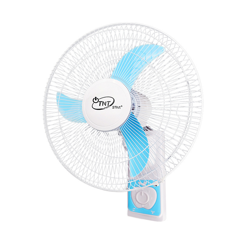 TNTTSTAR TG-1140I+ Long Life Wall Mounted 12V Dc Fan Small Solar Powered Rechargeable 16 Inch Wall Fan