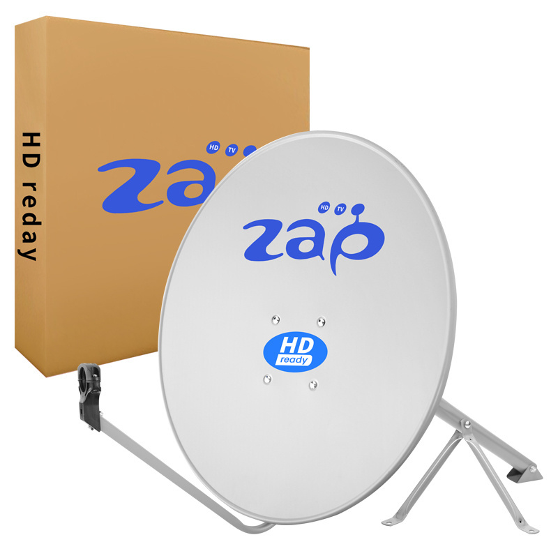 ZAP KU60 0.4-0.5MM satellite dish antenna 90cm large satellite dish antenna