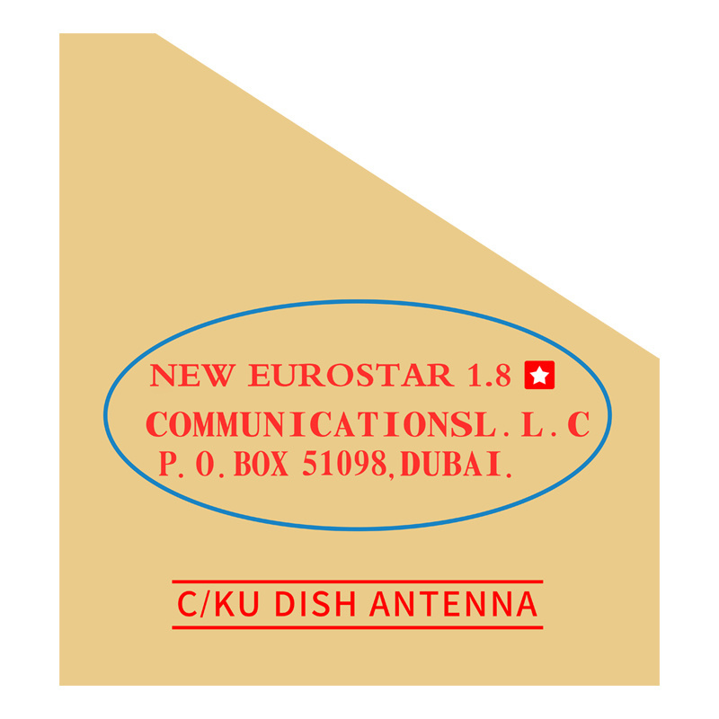 NEW EUROSTAR 1.8M New arrival Hot Sale High Gain KU Band 60cm 0.6M Satellite Antenna Dish