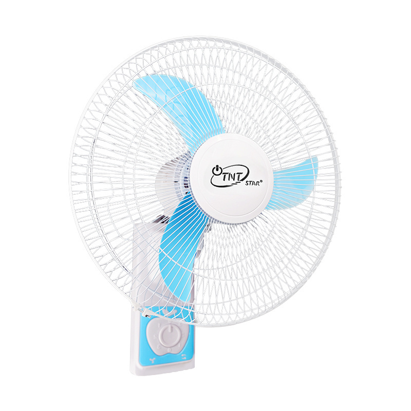 TNTTSTAR TG-1140I+ Long Life Wall Mounted 12V Dc Fan Small Solar Powered Rechargeable 16 Inch Wall Fan