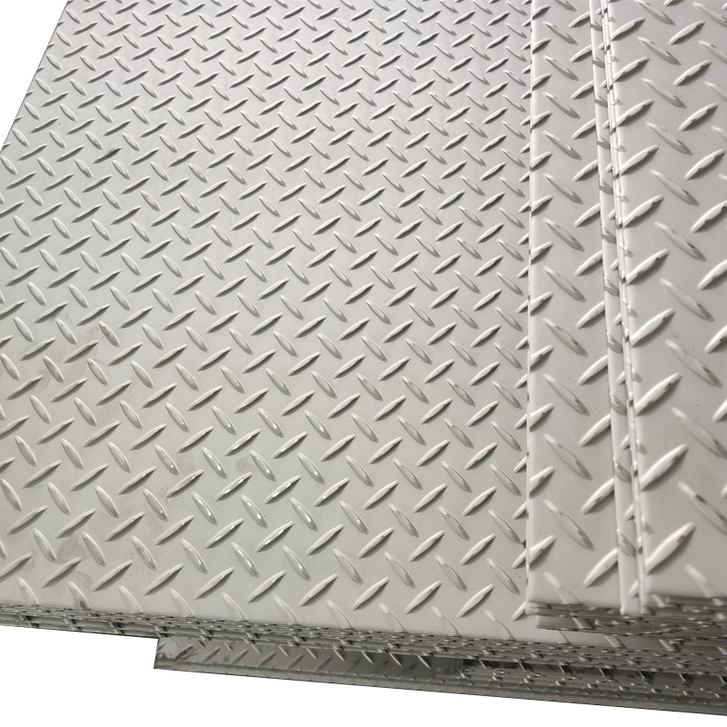 Stainless Steel Pattern Plate 301 304 316 Stainless Steel Sheet embossed checkered plate