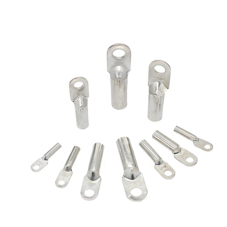 DT-10-16-25-35-50-70-95-120-125-150-185-240-300 Din Wire Connector Type Terminals Round Cable Tube Crimp Tinned Copper Lugs