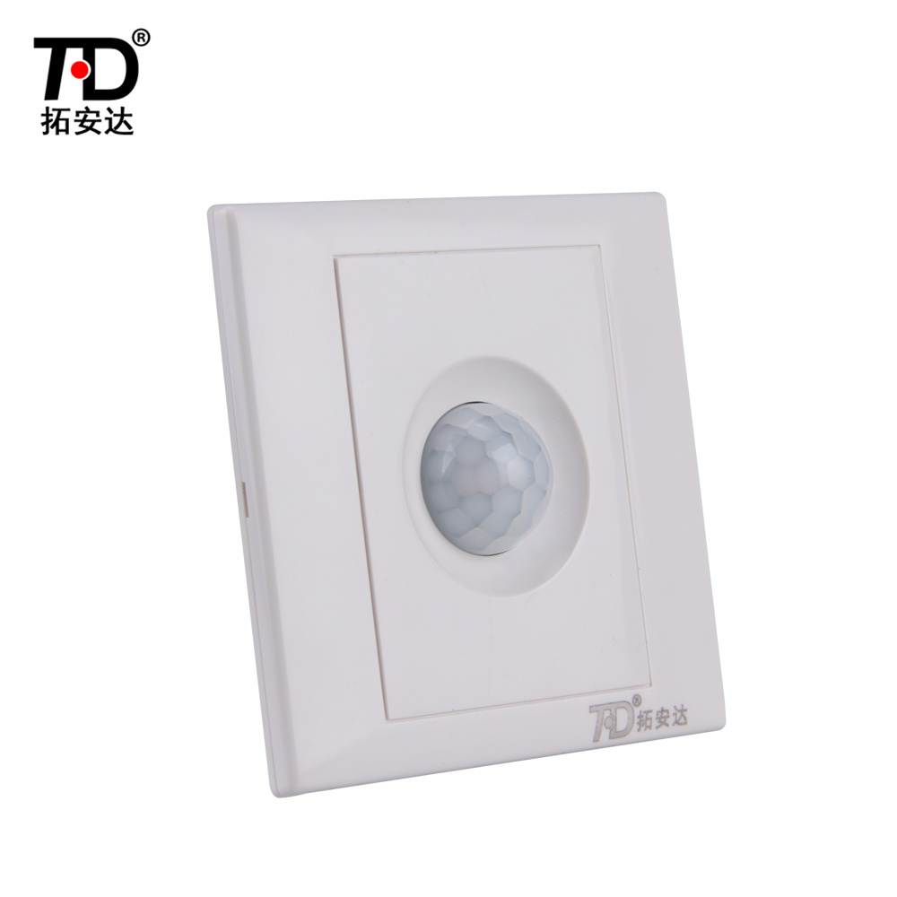 DC24V Wall Mounted Human Body PIR Switch Sensor, Infrared Switch Motion Sensor LED controller