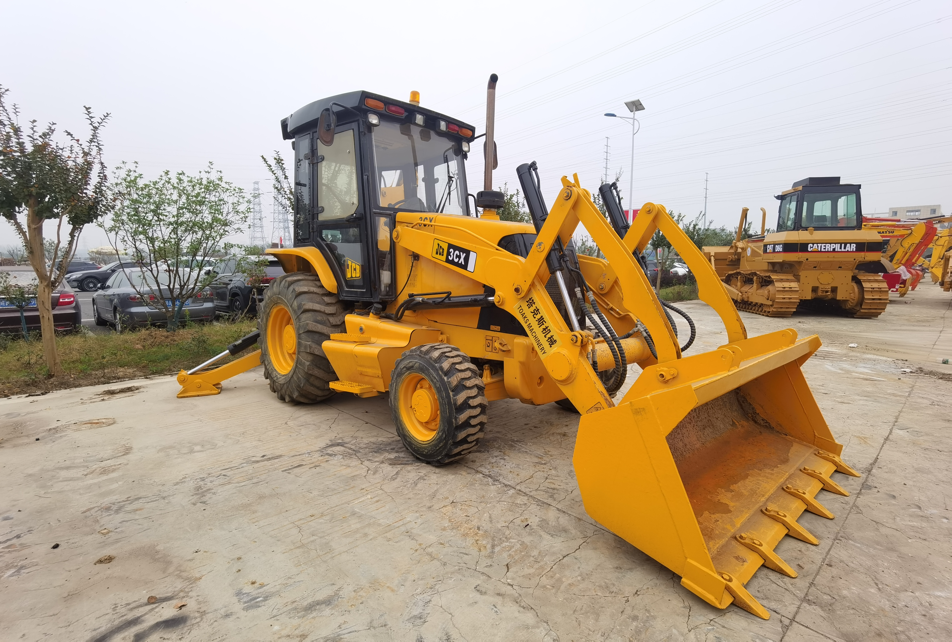 Used 3CX Beckhone Loader best mini excavator with towable backhoe Direct Selling towable backhoe 360 rotation