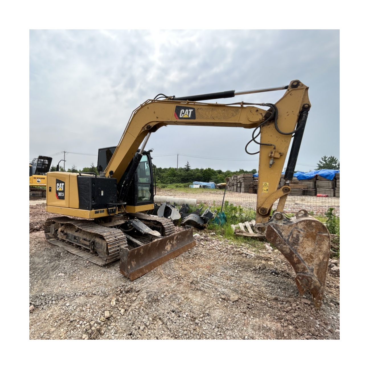 Original Used CAT 307.5 Mini Hydraulic Excavator Secondhand Caterpillar 305.5 306 307 308 Hot Sale