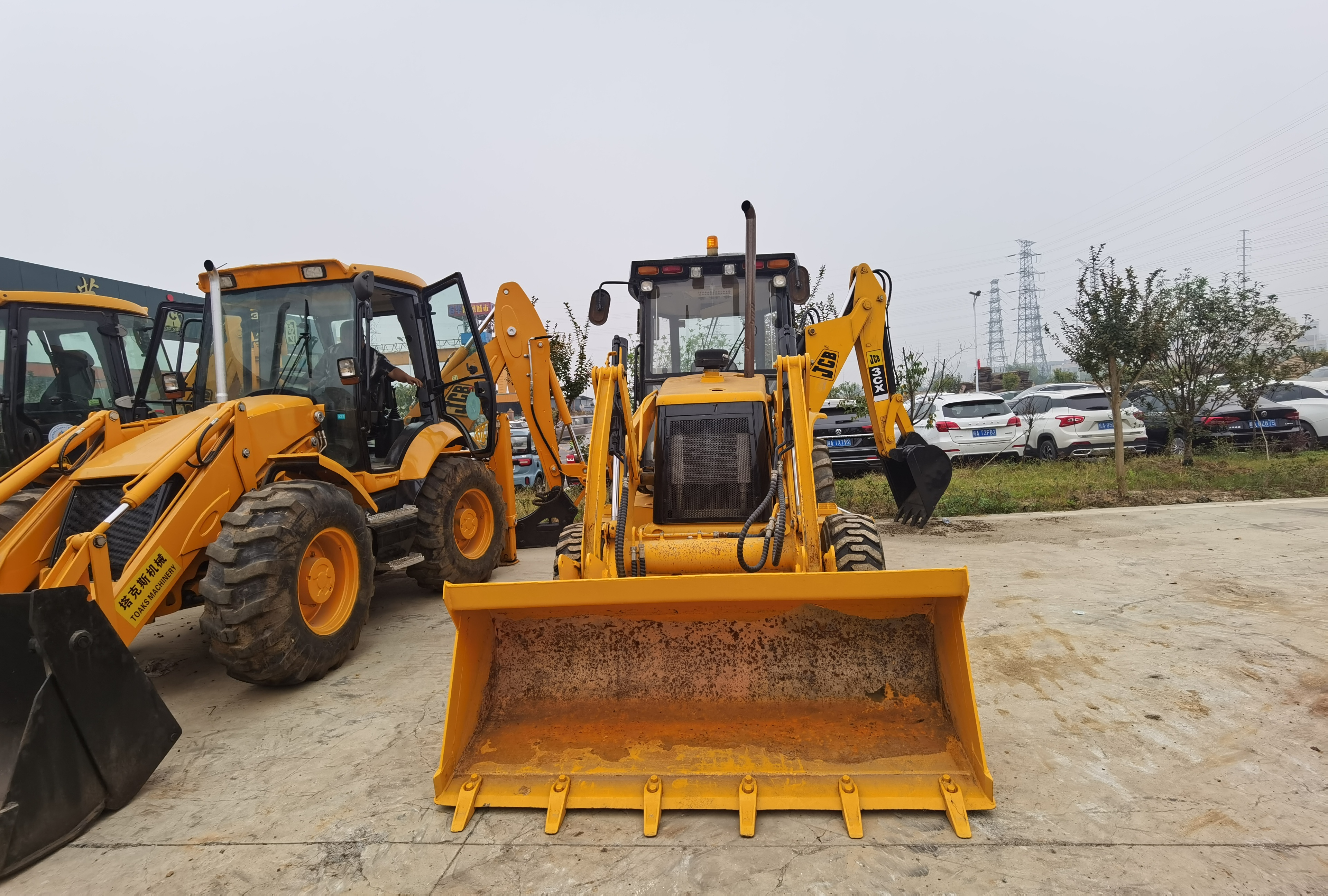 Used 3CX Beckhone Loader best mini excavator with towable backhoe Direct Selling towable backhoe 360 rotation