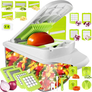 TOALLWIN kitchen tools gadgets 23pcs veggie mandolin slicer vegetable cutter potato onion slicer mandolin vegetable chopper