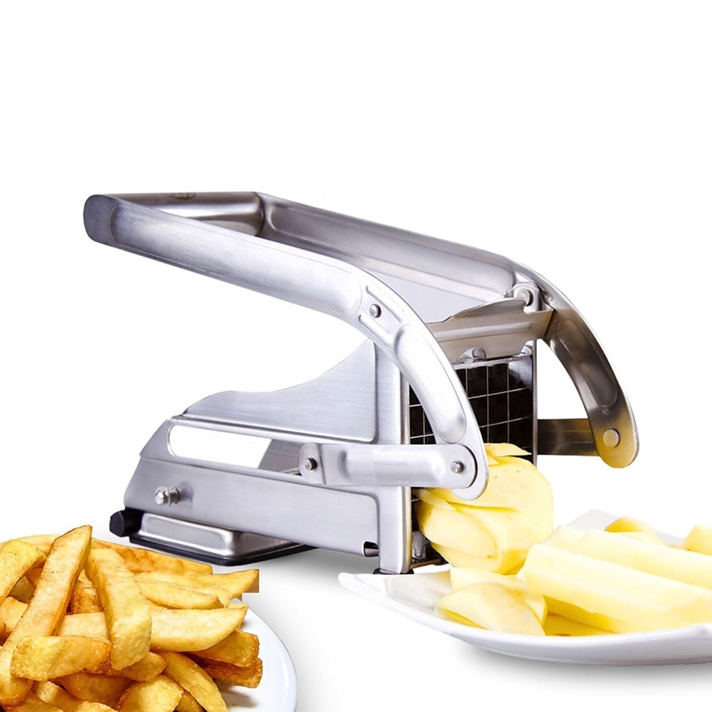 Custom kitchen gadgets tools accessories potato slicer chopper potato french fries cutter stainless steel manual potato slicer