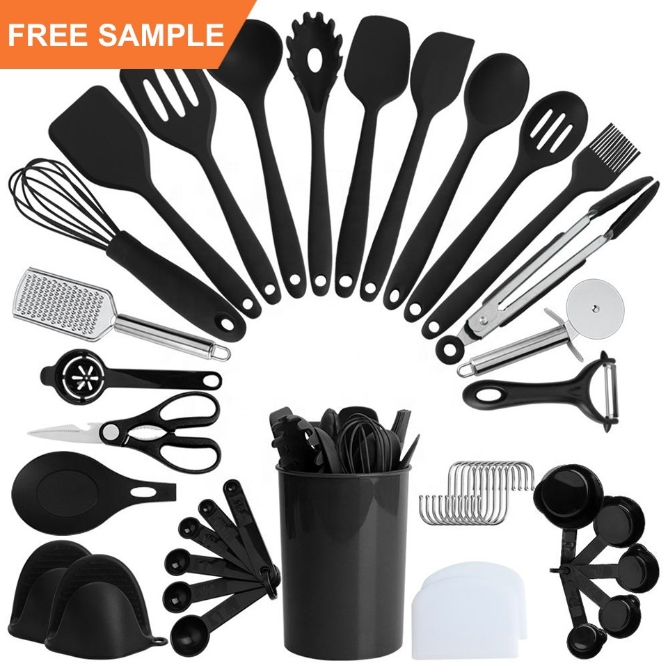 Mini silicone kitchen tools gadgets accessories silicone utensils kitchen set cooking utensils set silicone kitchen utensils set