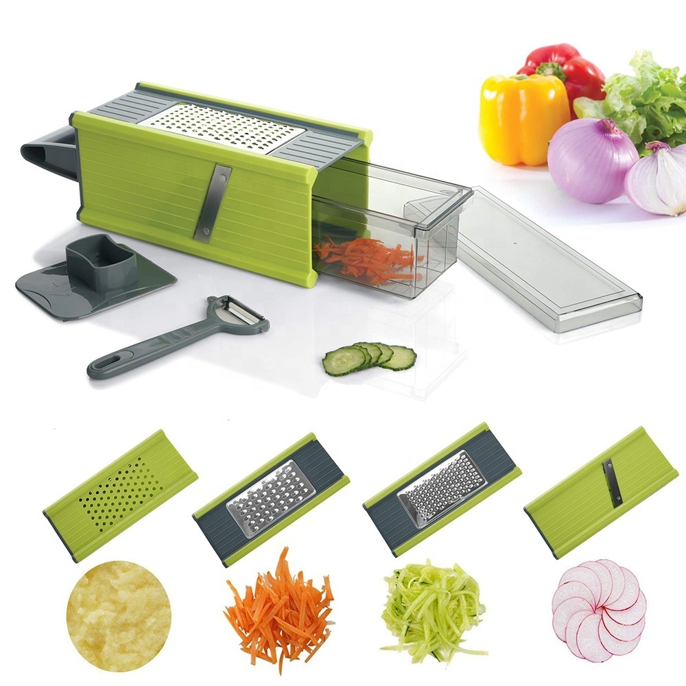 Custom spiralizer vegetable slicer all in one multifunctional vegetable cutter vegetables chopper with customized logo