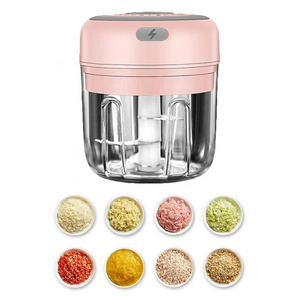 Multifunctional mini vegetable meat grinder garlic slicer chopper electric garlic mincer crusher electric spice garlic masher