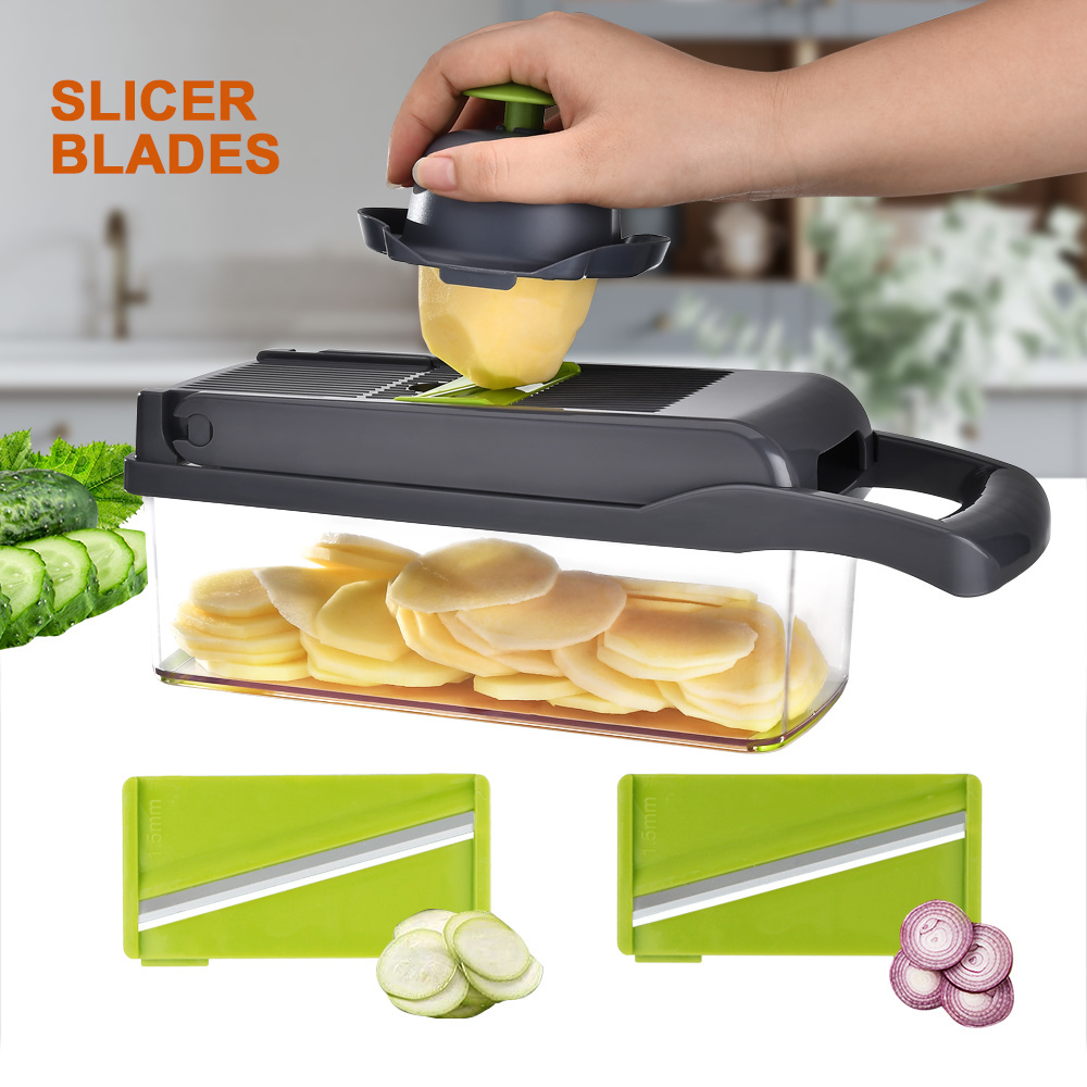 Multifunctional manual mandolin slicer vegetable cutter slicer shredder dicer vegetable onion slicer cutter vegetable chopper