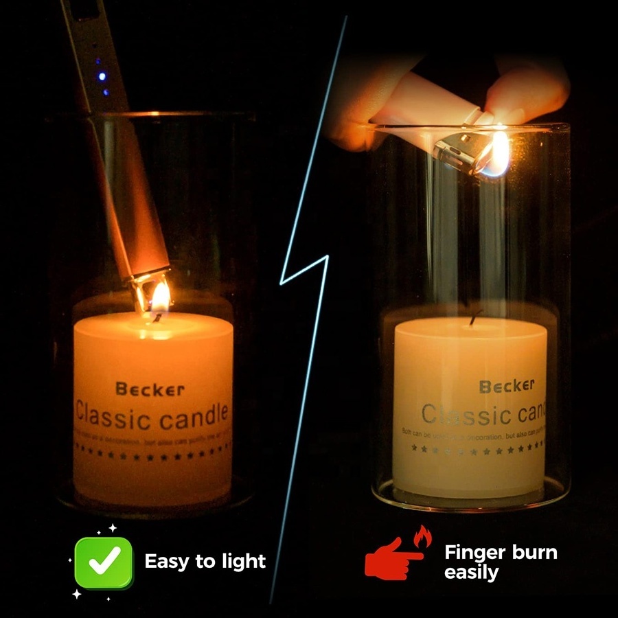 Wholesale electrical candle lighter usb rechargeable lighter