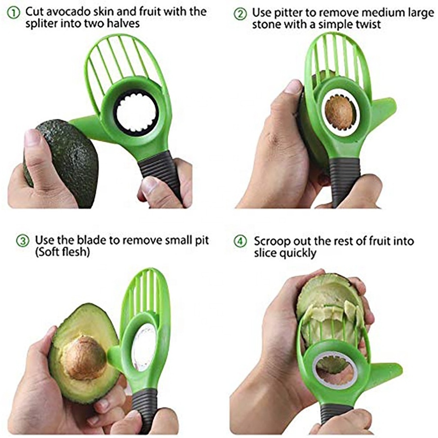 Hot selling fruit & vegetable tools avocado cutter knife avocado slicer