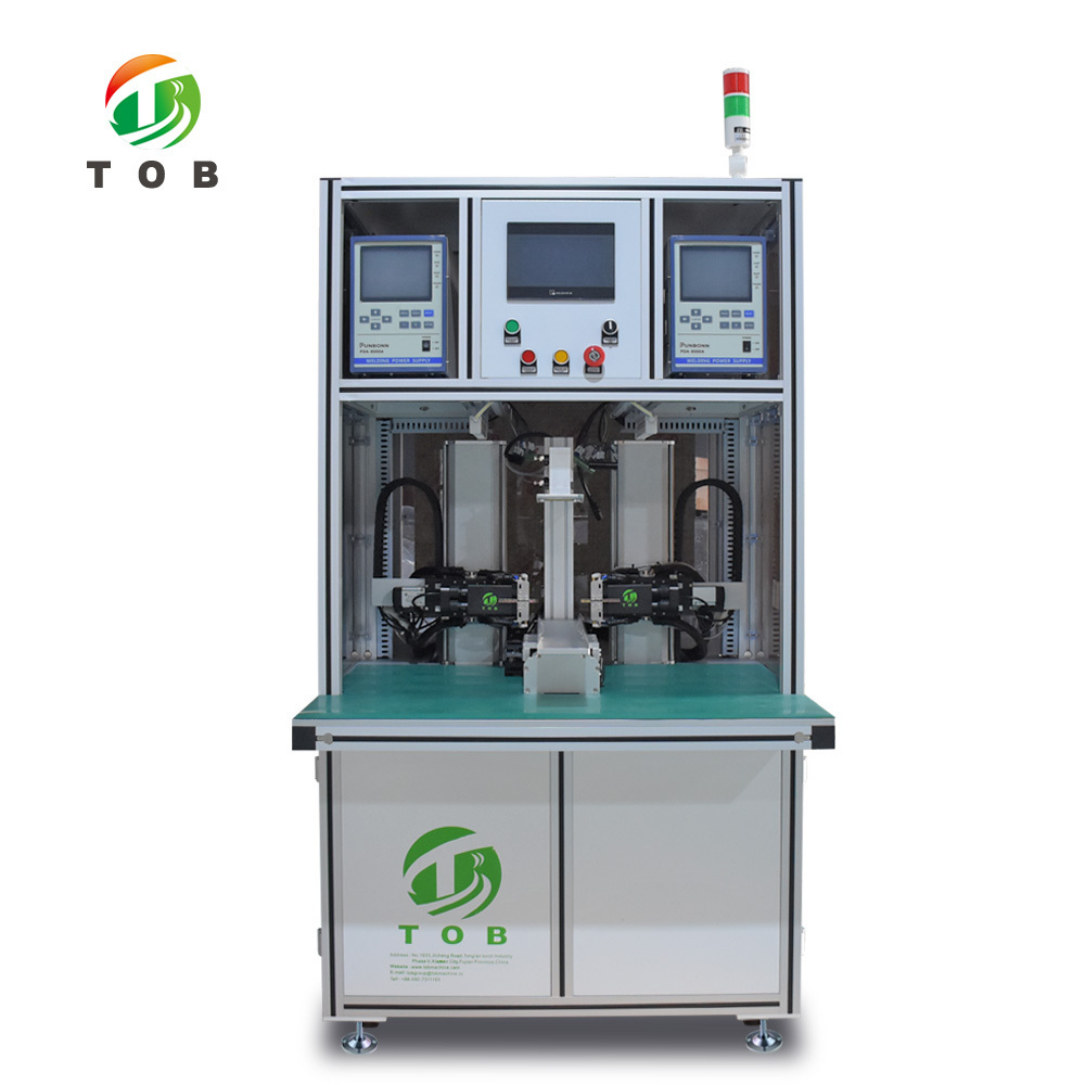 TOB Solid State Battery Automatic Double Side Spot Welding Machine