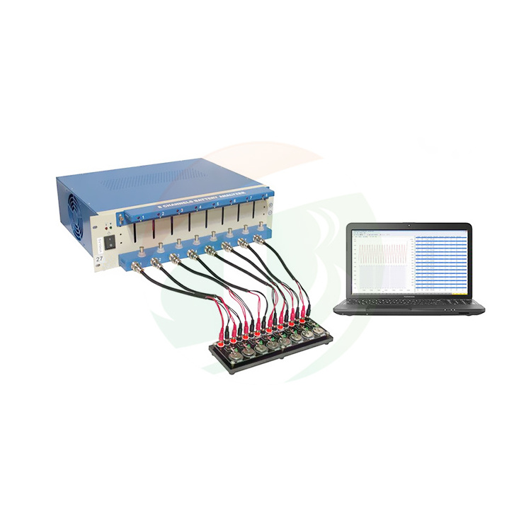 TOB 8 Channel Battery Tester Analyzer For Coin Cell Battery Testing