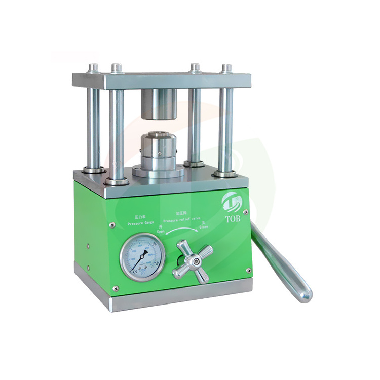 TOB Coin Cell Battery Crimping Machine With Assemble And Disassemble Mold