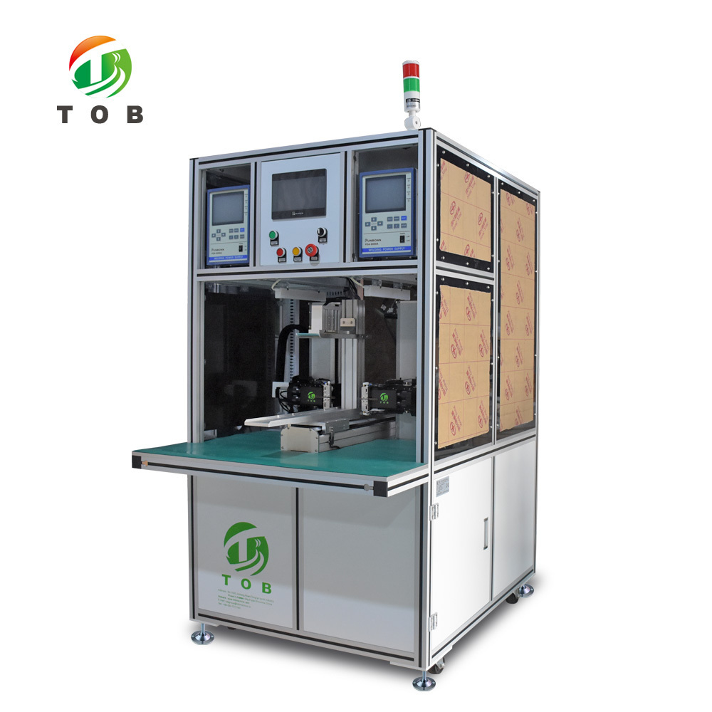 TOB Solid State Battery Automatic Double Side Spot Welding Machine