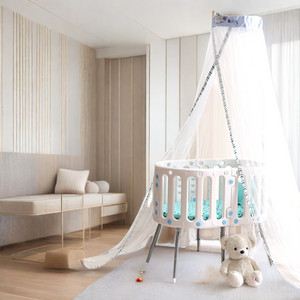 Baby Bed Multifunction European Style with Baby Playpen Baby Crib