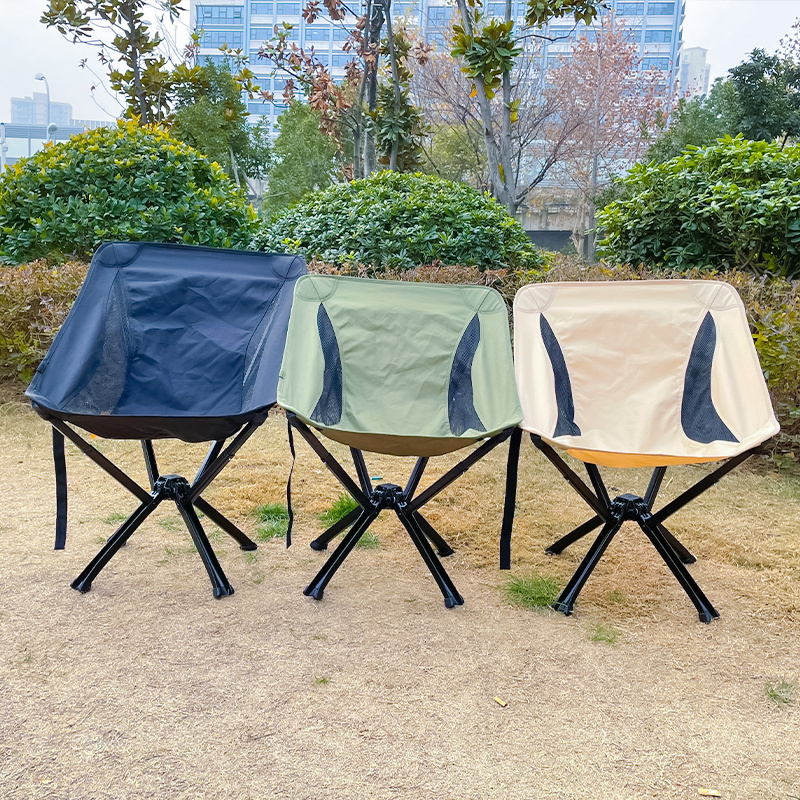 Portable Folding Chair Camping Umbrella Chairs Custom Collapsible Umbrella Chair for Adults Supports 300 Lb