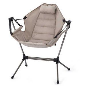 Portable Folding Recliner Swing Camp Seat foldable Backpack Beach Chairs