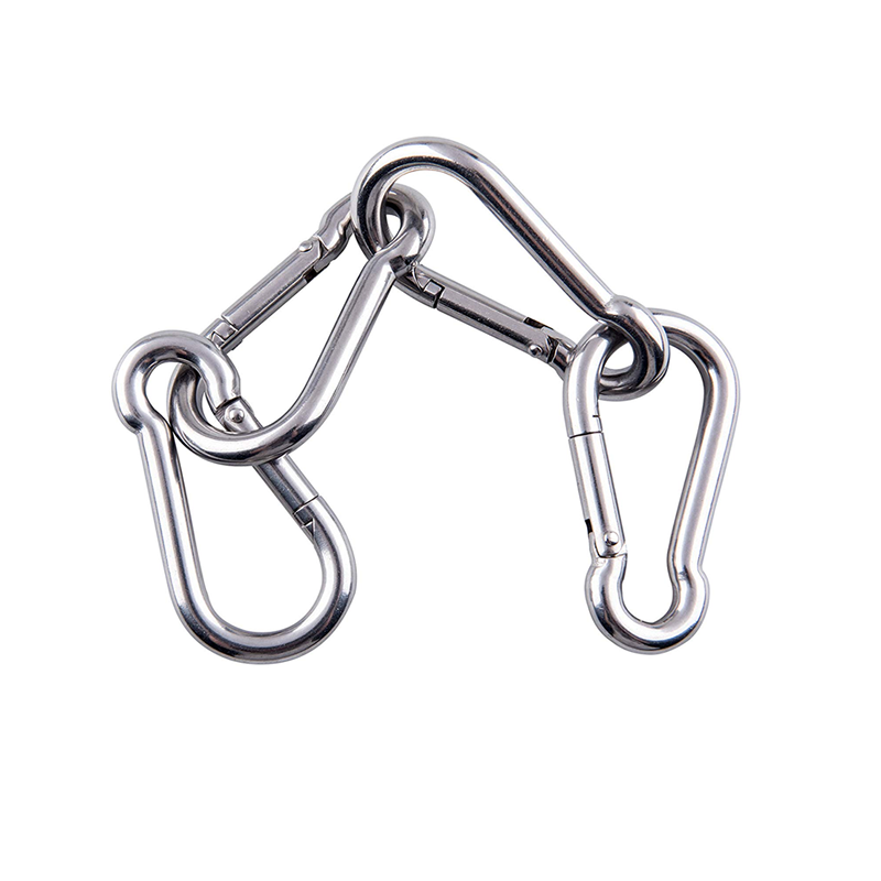 Wholesale Strong Durable Hiking Heavy Duty Carabiner Steel Stainless Steel Small Carabiner