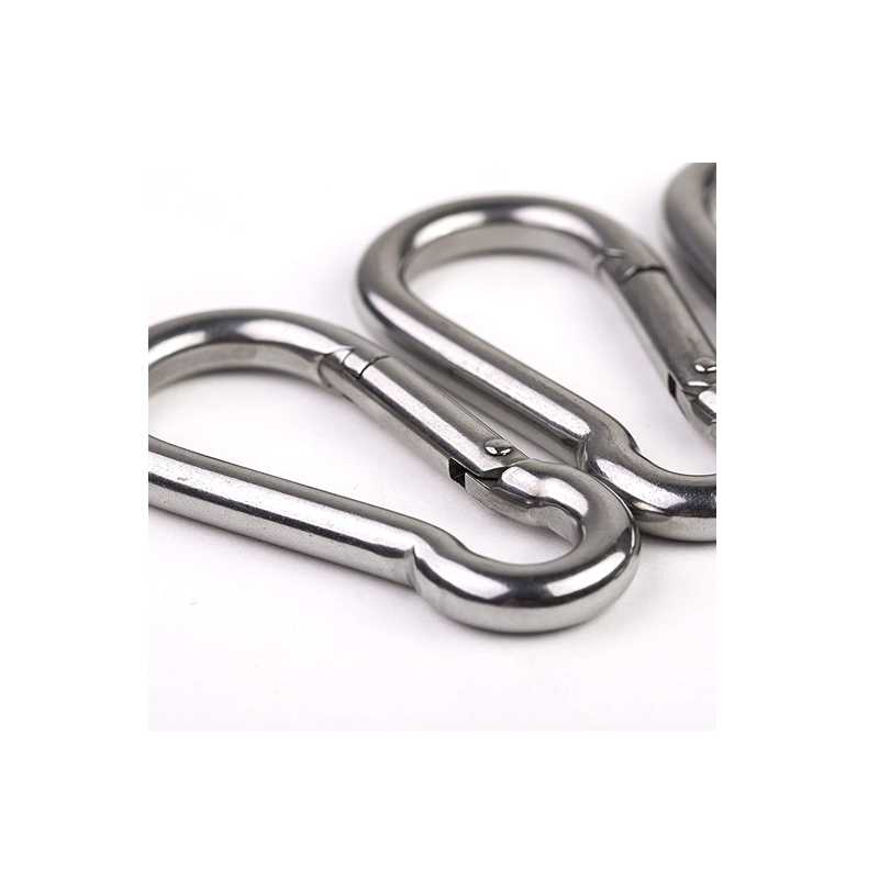 Wholesale Strong Durable Hiking Heavy Duty Carabiner Steel Stainless Steel Small Carabiner