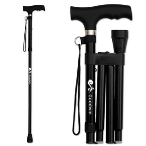 Wholesale  Lightweight Folding  Elderly Crutches Three-legged Crutches Cane Lights Elderly Walking Sticks