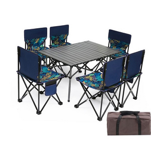 Portable Folding Picnic Table Folding Dining Table and chairs Foldable Outdoor Tables Set