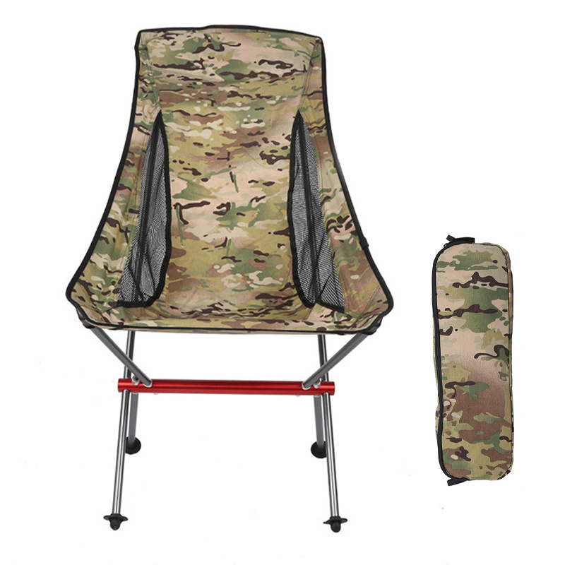 Ultralight Portable Hiking Picnic Foldable Chair Outdoor Folding Wholesale Camping Chair Tall Camp Chair