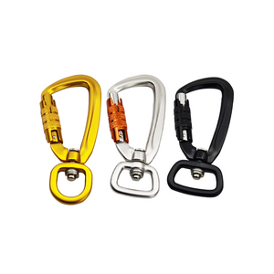 2023 Heavy Duty 360 Degree Swivel Rotating Self Auto Locking Carabiner Outdoor Camping Hiking Hanging Keychain Hammock Hook