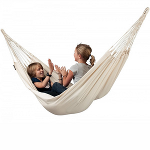 Double Hammock 2 Person Extra Large Canvas Cotton Hammock for Patio Porch Garden Backyard Lounging Outdoor and Indoor