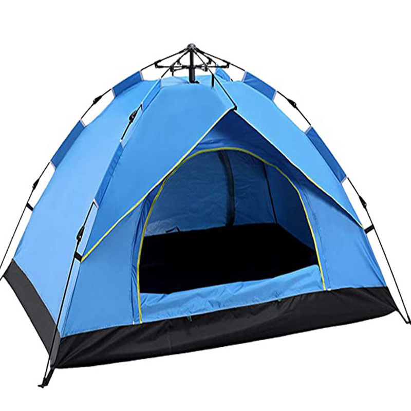 Pop Up Tents pop up tent camping lightweight Tent for 3-4 Person with Screen Door for Camping