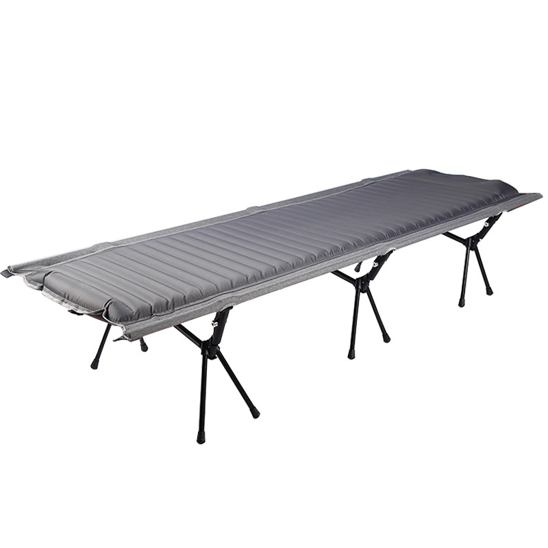 Ultralight Compact Travel Aluminum Camping Cot Adjustable Height Sleeping Inflatable Air Bed