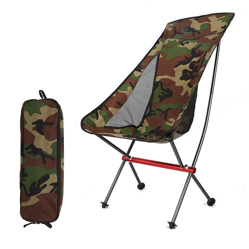 Ultralight Portable Hiking Picnic Foldable Chair Outdoor Folding Wholesale Camping Chair Tall Camp Chair