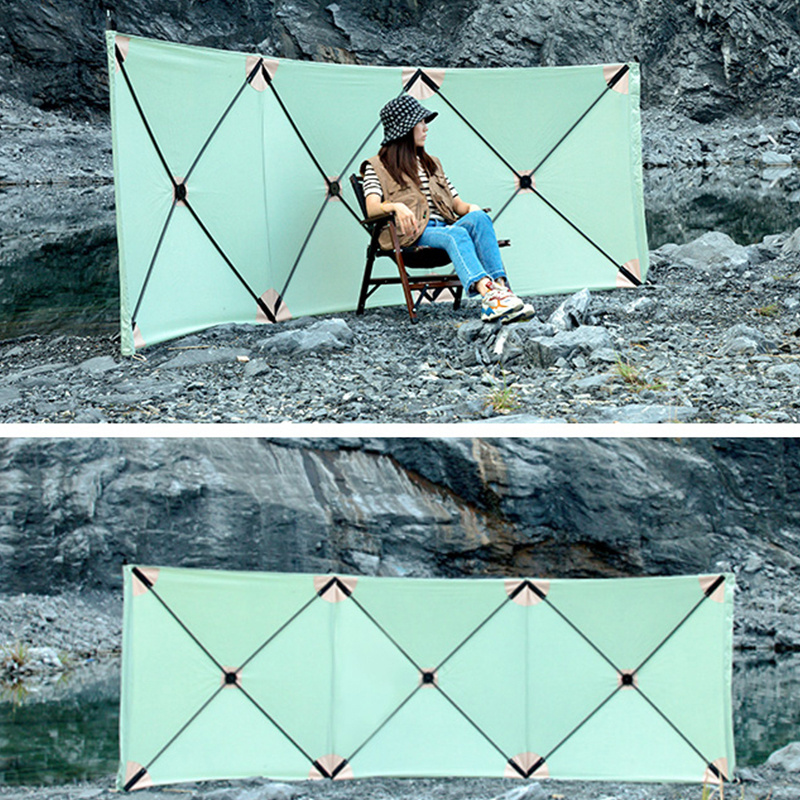 Outdoor beach camping pop up wind screen Royal camping cotton screen wind-proof warm picnic shelter enclosure