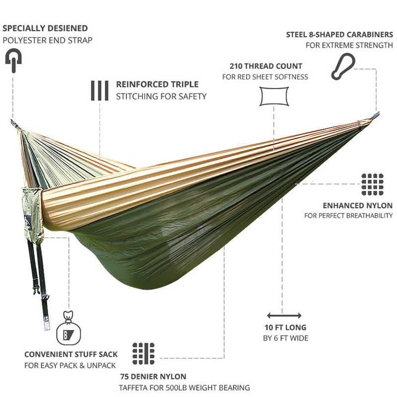 new outdoor parachute cloth rede de dormir garden hammock camping hammocks bed hamaca factory direct