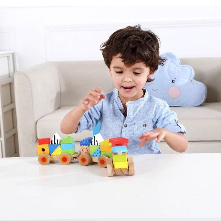 Educational Baby Wooden Antique Toy Trains